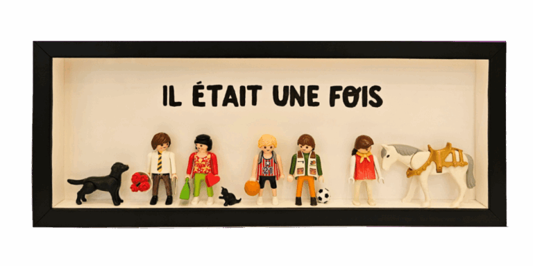 Encadrement playmobil décoration Lyon